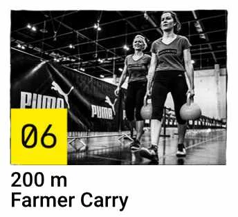 200 m Farmer Carry